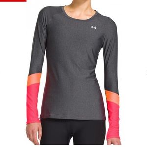 Under Armour Colorblock Fitted Running Top